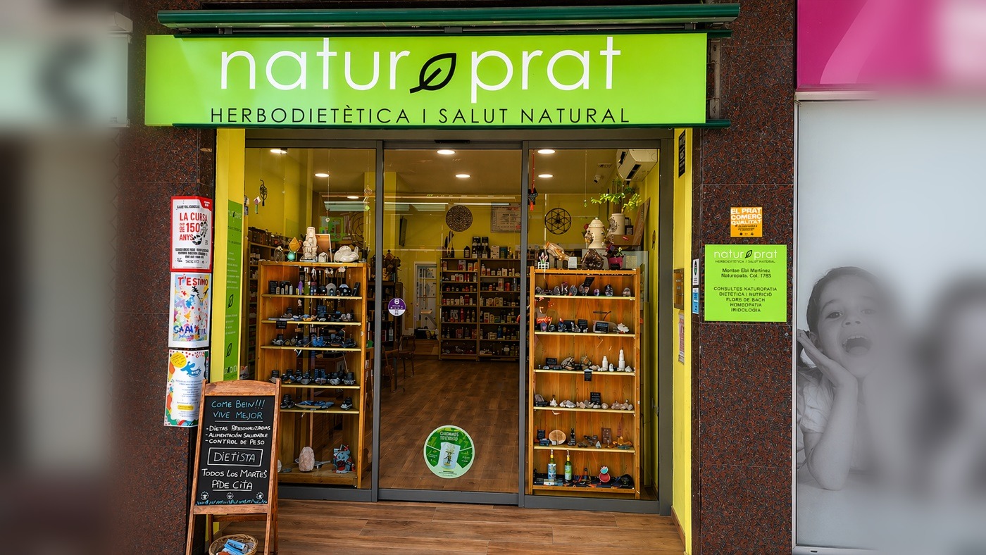 Fachada de la tienda Naturprat